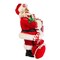 Kurt Adler 10.5-Inch Fabriché Santa With Christmas Candy and Bag